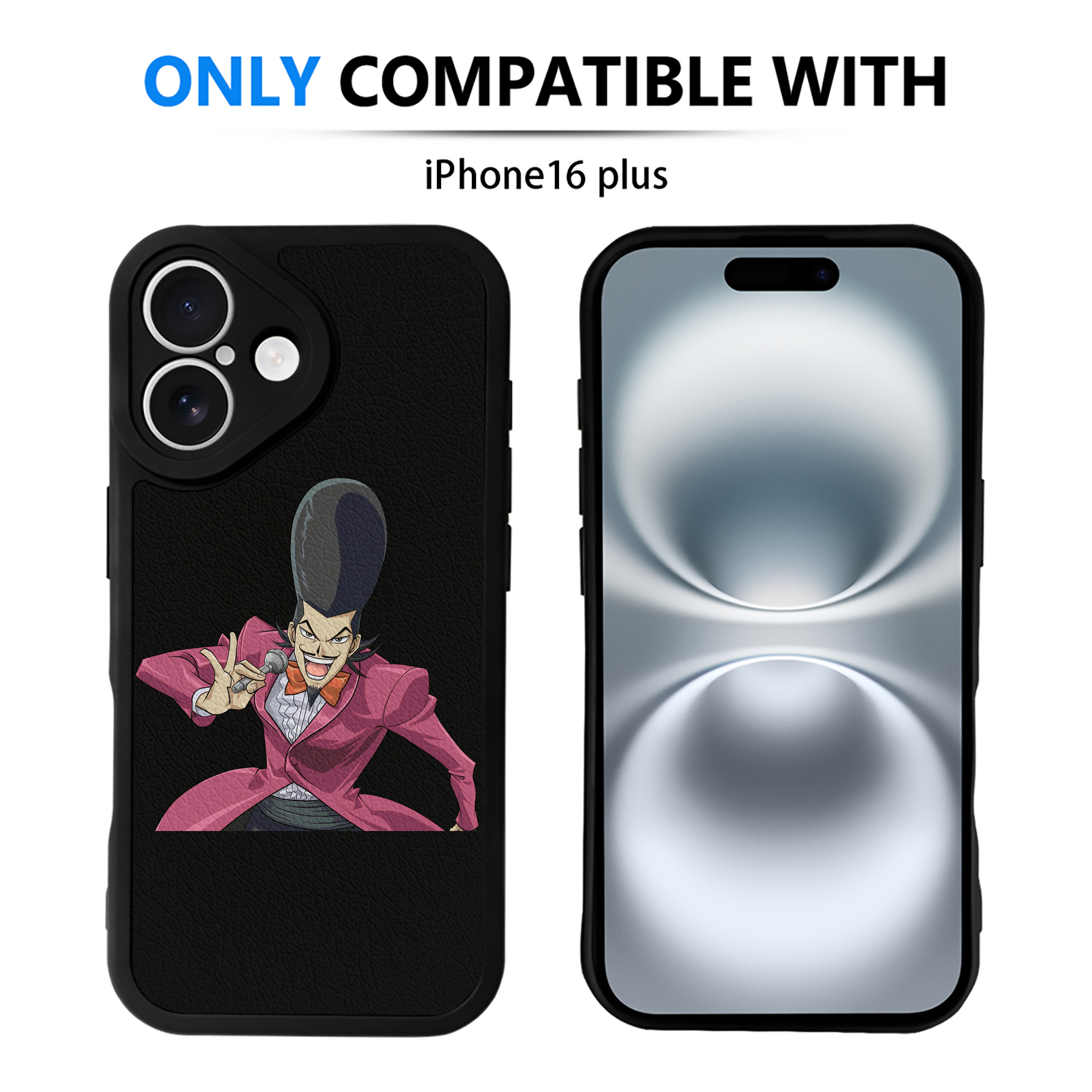 （画像用） 遊☆戯☆王 Yu-Gi-Oh! 【iPhone 16シリーズ対応】シリコンスマホケース（レザー調） 材質：シリコン